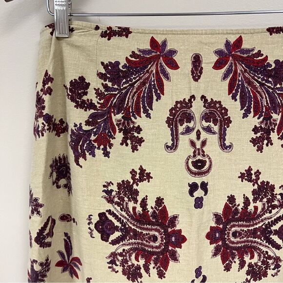 Norton McNaughton Cream and Purple Maxi Skirt - Picture 3 of 7